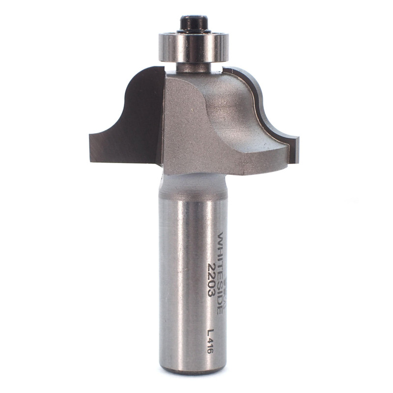 2203 Roman Ogee Router Bit 1/4" Radius 11/16" Cutting Length 1/2" Shank